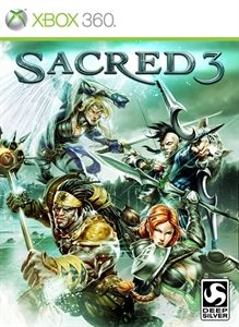 Sacred 3 box art for Xbox 360